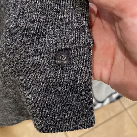 Merrell Arcadian Tunic Sweatshirt - Gray - Small Petite - Picture 10 of 12